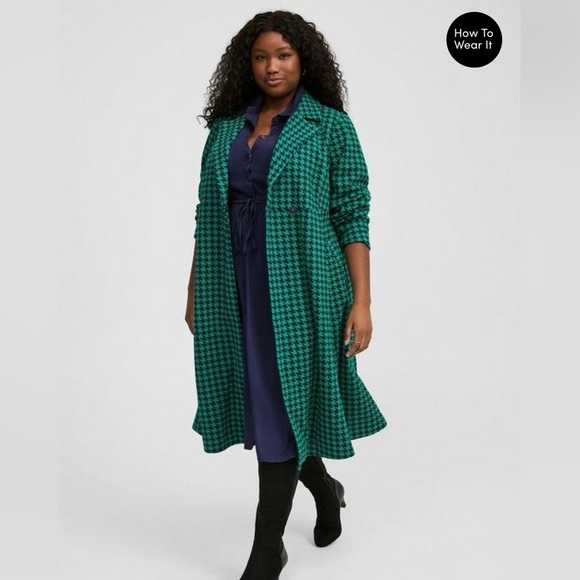 Front Tie Coat - Picture 2 of 4